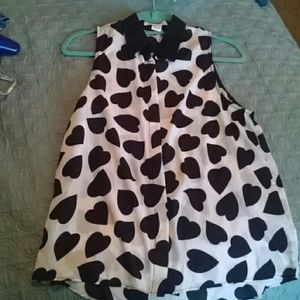 Soft flowy heart tank