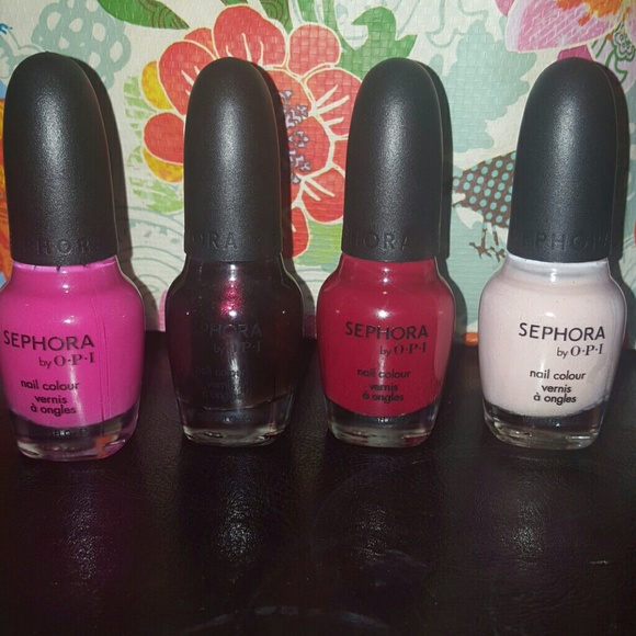 4 Sephora by O.P.I.  nail polishes