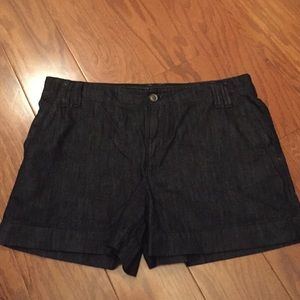 Loft Dark denim shorts