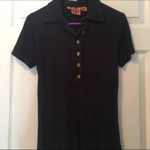 Navy blue collar shirt