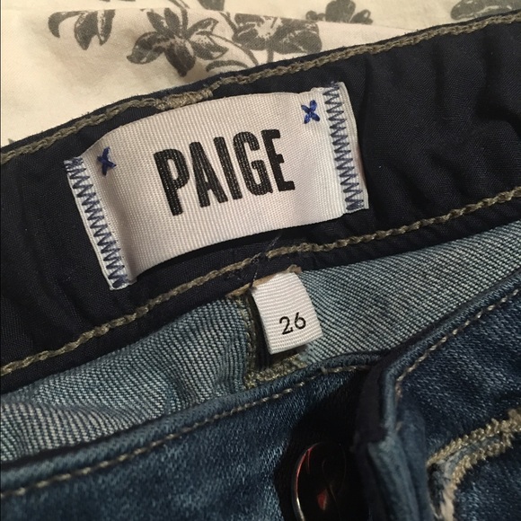Paige boyfriend jeans size 26