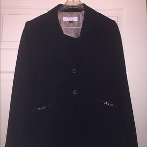 Black pants suit