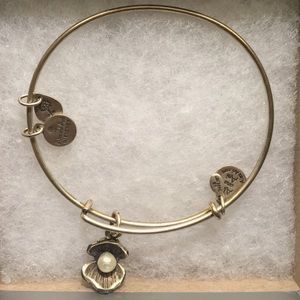 Alex and Ani Oyster Charm Bangle