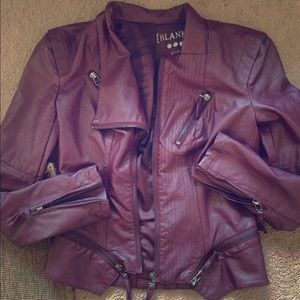 Vegan leather jacket