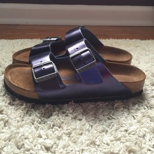 Metallic Arizona Birkenstocks