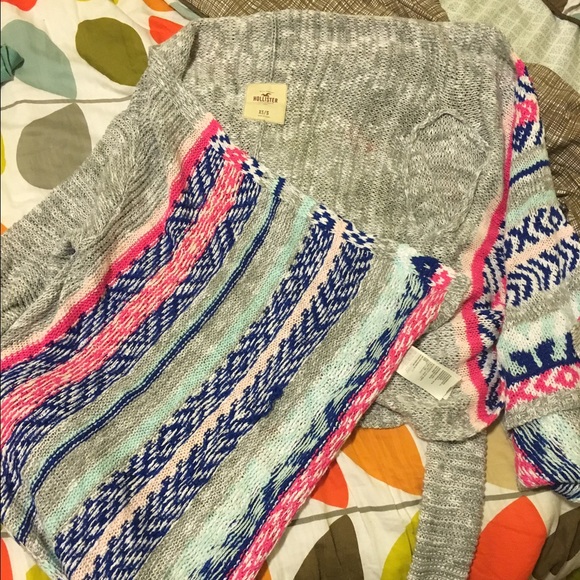 Hollister cardigan.
