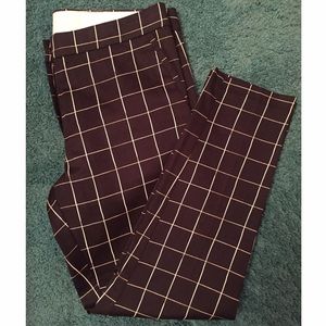 H&M Plaid Slacks