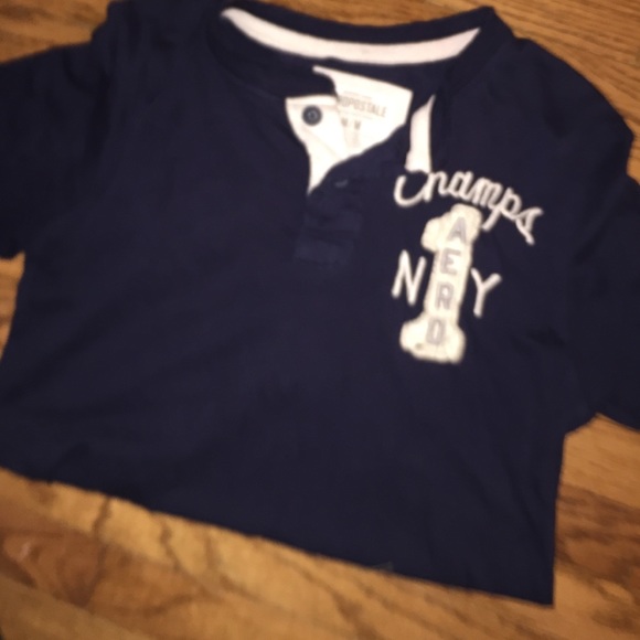 MENS AEROPOSTALE HENLEY TEE