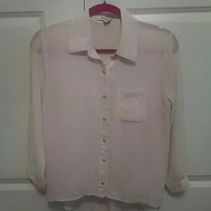 Button up long sleeve blouse