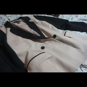 Color blocked, blazer