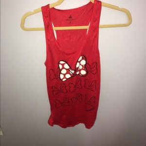 Minnie Mouse Bow Tank Top