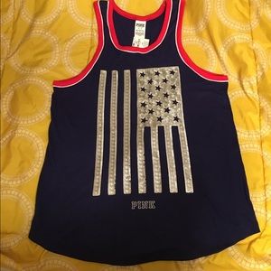 Pink Victoria's Secret Sequin Tanktop