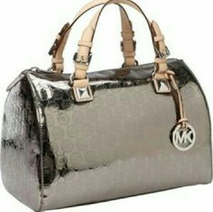 Michael Kors Graysen bag in gunmetal gray