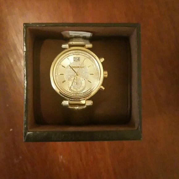 Mk Michael Kors gold watch
