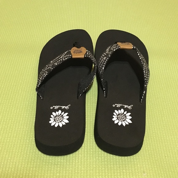Yellow Box Flip Flops