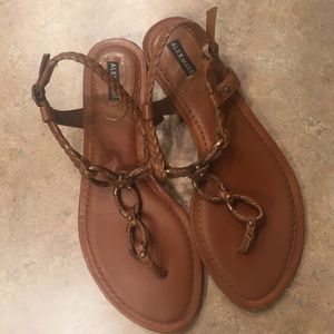 Alex Marie Leather & Metal Sandals
