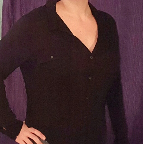 Old Navy Black Blouse - Picture 1 of 2
