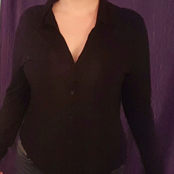 Old Navy Black Blouse - Picture 2 of 2