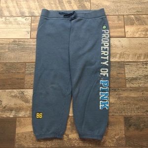 VS Pink Capri sweatpants