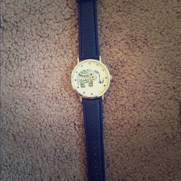 Leather watch - Picture 1 of 2