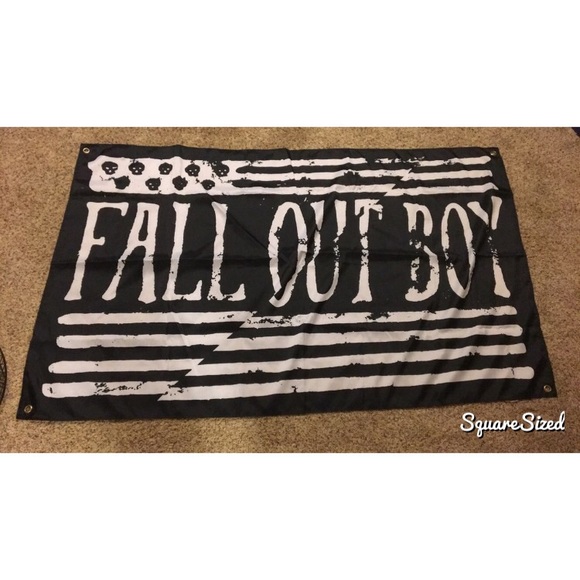Official Fall Out Boy Exclusive Flag