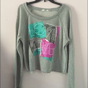 Aeropostale | love logo sweater