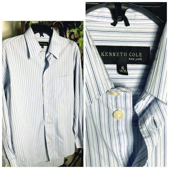 Kenneth Cole pinstripe dress shirt