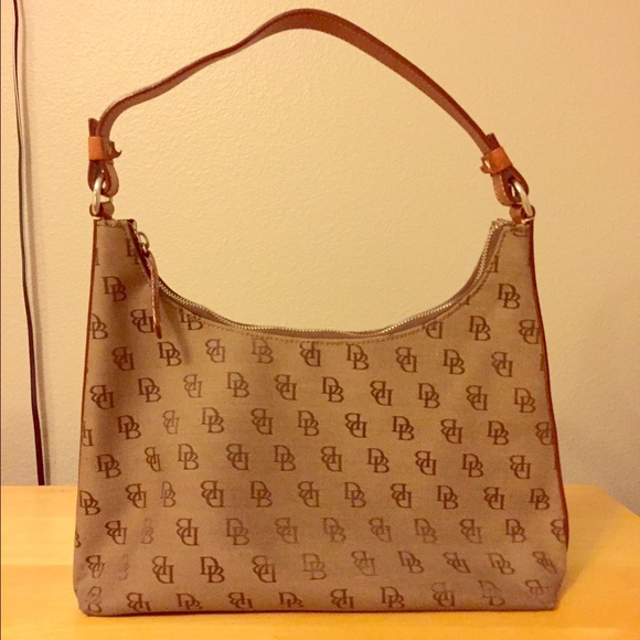 Authentic signature Dooney & Burke shoulder purse