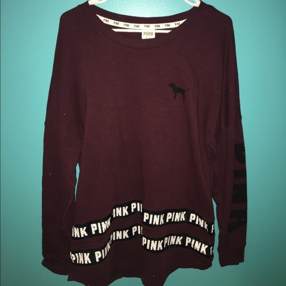 Pink maroon long sleeve