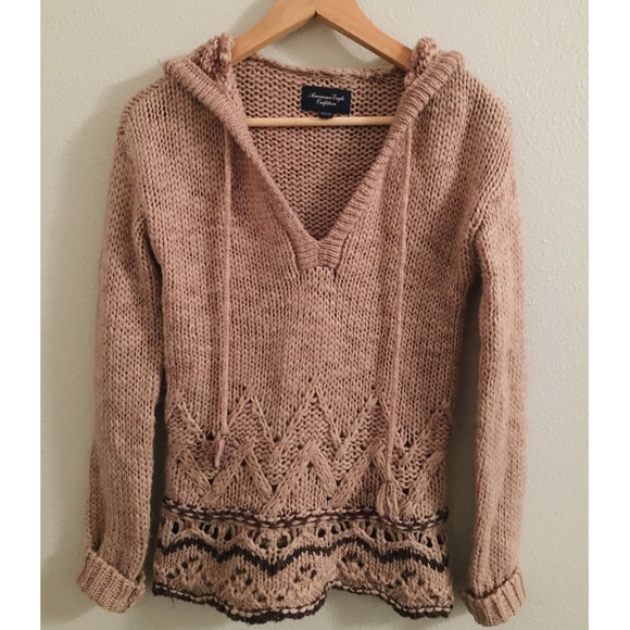 Knitted boho sweater