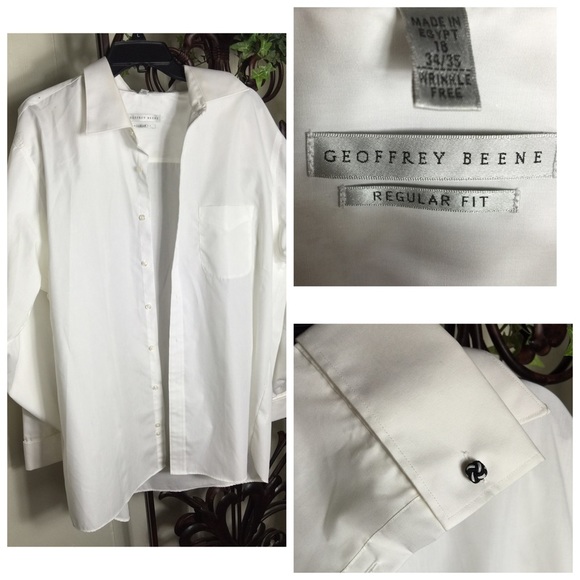 Geoffrey Beene White dress shirt
