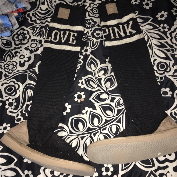 PINK Victoria's Secret Shoes - Pink mukluks