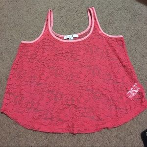 Lace tank top