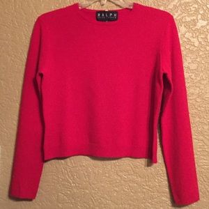 😊SALE😊RALPH LAUREN Cashmere Cropped Sweater