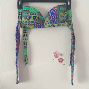 xhilaration | halter push up bikini top