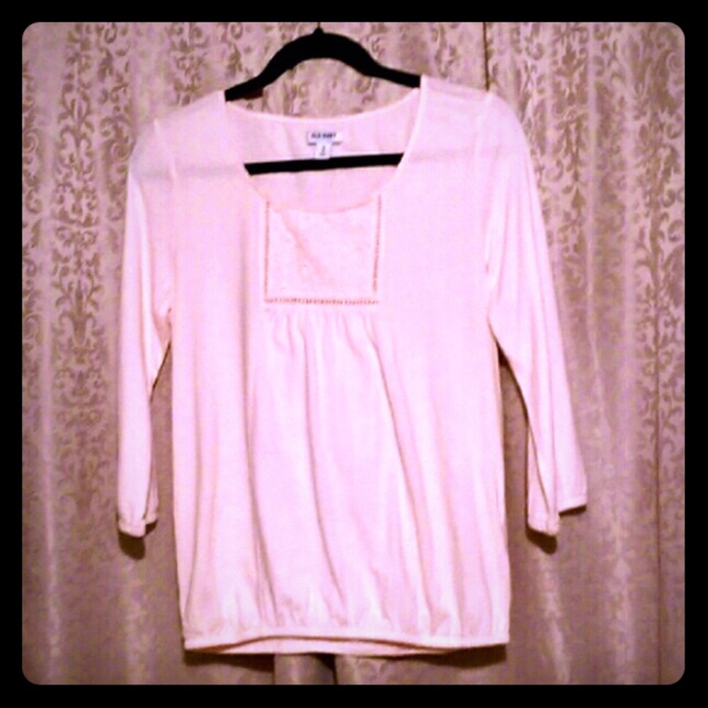 NWOT Medium Old Navy Light Pink Top