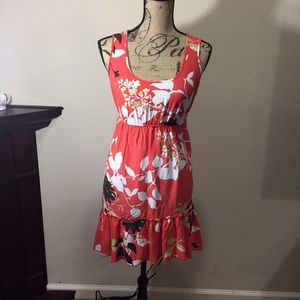 Casual Orange Dress Jrs Size Small