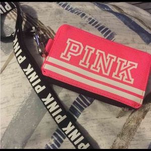 PINK Lanyard/Cardholder