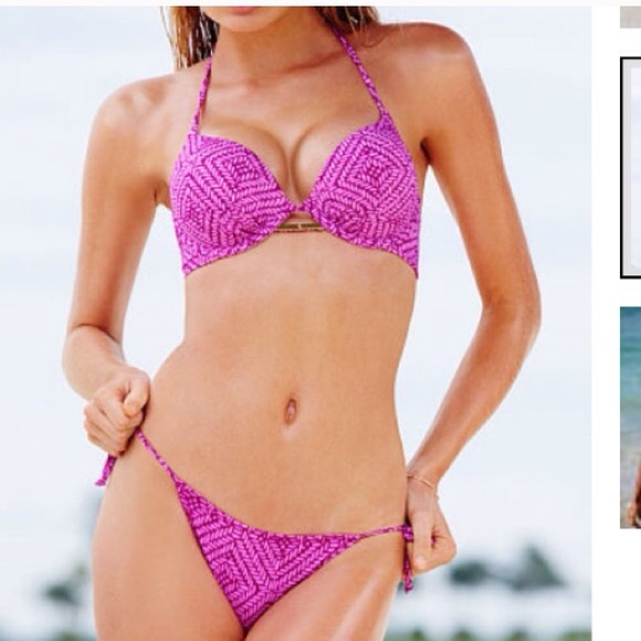 Victoria's Secret Bombshell Push Up Swim Top - Picture 2 of 4