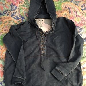 One teaspoon denim hoodie - brand new