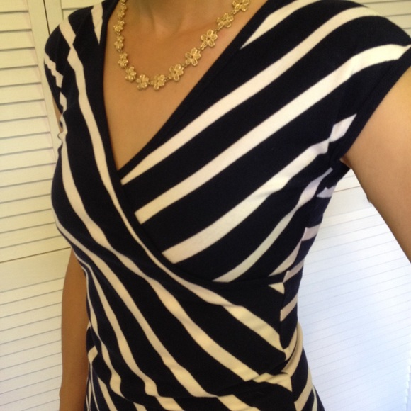 Ralph Lauren Tops - Ralph Lauren Navy & White Top