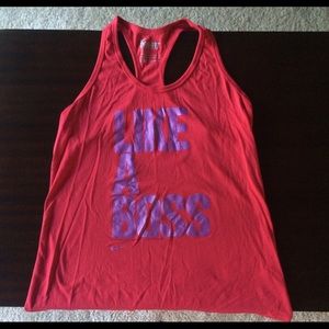 Nike "Like a Boss" racer back workout tank