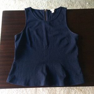J Crew peplum blouse