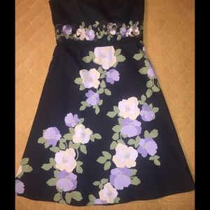 Strapless Ann Taylor party dress sz 10.