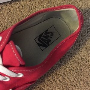 Vans Shoes - Red vans Vans Shoes - Red vans