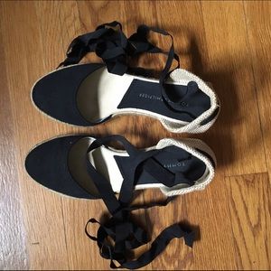 Black Tommy Hilfiger espadrilles