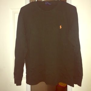 Dark green polo shirt