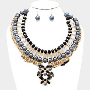 Fiona Necklace Set with Earrings