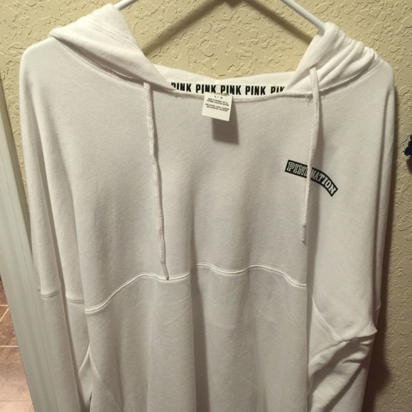 White pullover.