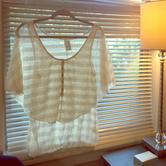 Free People off the shoulder blouse